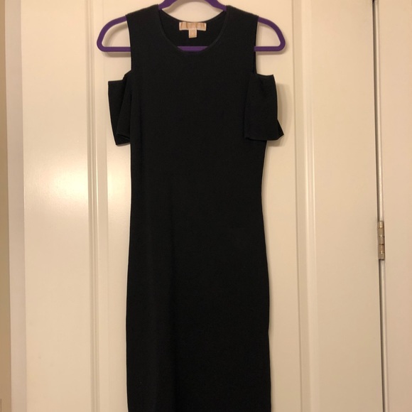 Stretch-Viscose Peekaboo Midi Dress - Picture 3 of 4